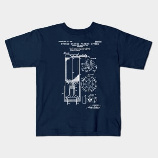 Early Television Patent White Kids T-Shirt